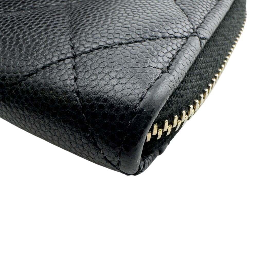 CHANEL Black Caviar Leather Wallet - Picture 4 of 11